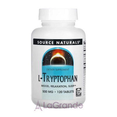 Source Naturals L-Tryptophan 500 mg ĳ  