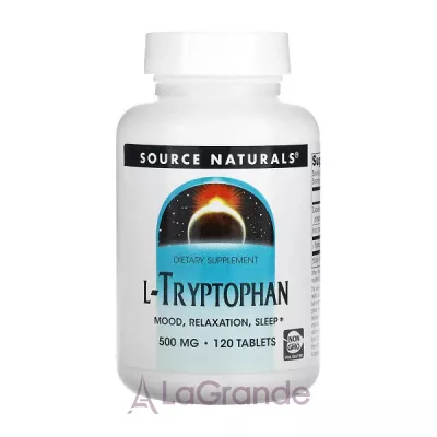 Source Naturals L-Tryptophan 500 mg ĳ  