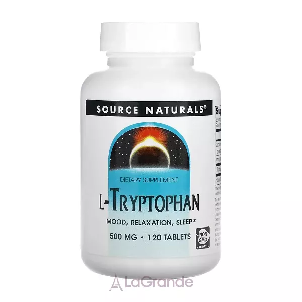 Source Naturals L-Tryptophan 500 mg ĳ������ ������� 