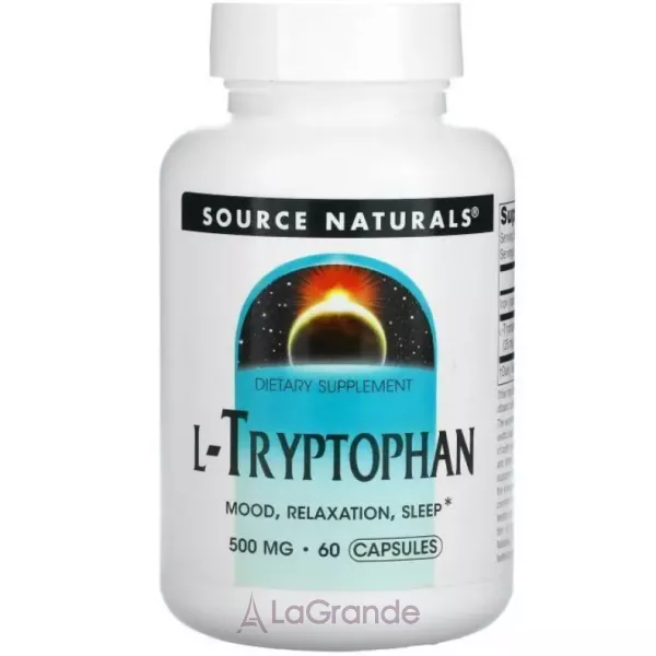 Source Naturals L-Tryptophan 500 mg ĳ������ ������� 