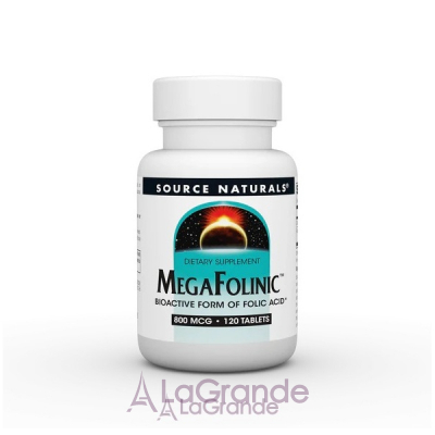 Source Naturals MegaFolinic 800 mcg ����������� ����� ��볺�� ������� � ���������
