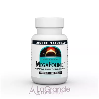 Source Naturals MegaFolinic 800 mcg ����������� ����� ��볺�� ������� � ���������