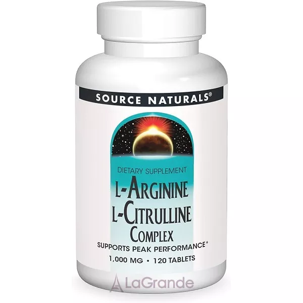 Source Naturals L-Arginine L-Citrulline Complex �������� L-������� �� L-�������� � ���������