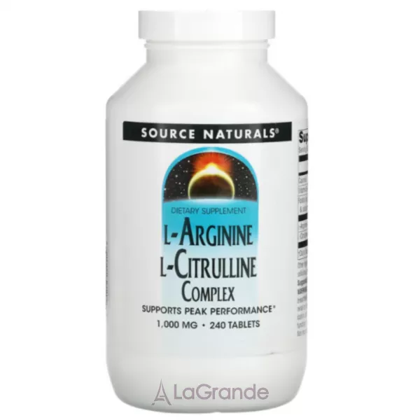 Source Naturals L-Arginine L-Citrulline Complex �������� L-������� �� L-�������� � ���������