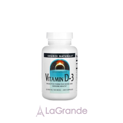 Source Naturals Vitamin D-3 5000 IU ĳ  