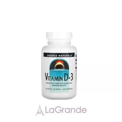 Source Naturals Vitamin D-3 5000 IU ĳ  