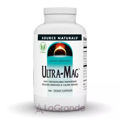 Source Naturals Ultra-Mag Vegan Capsules   