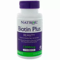 Natrol Biotin Plus with Lutein 5000 mcg ������ ���� � �������, 5000 ���