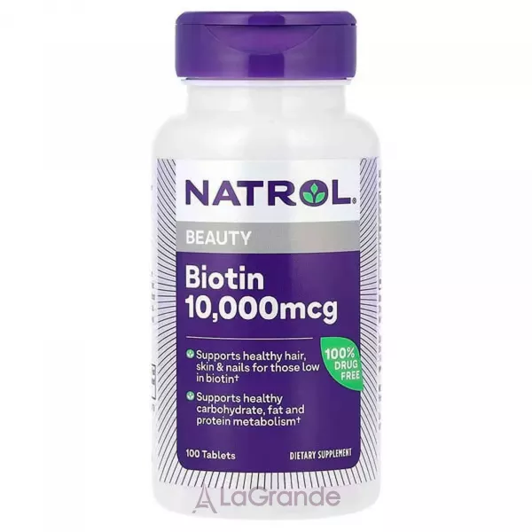 Natrol Biotin Maximum Strength 10000 mcg ������ �������� 10000 ���