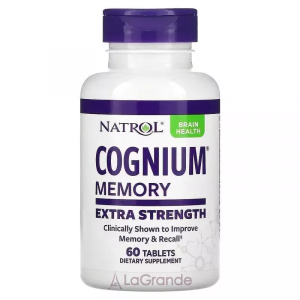 Natrol Cognium Memory Extra Strength, 200 mg �������, ���������, 200 ��