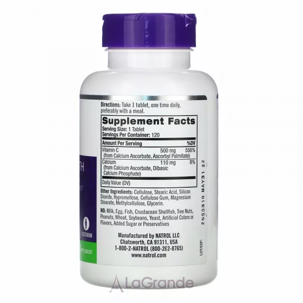 Natrol Easy-C 500 mg ������� �, 500 ��