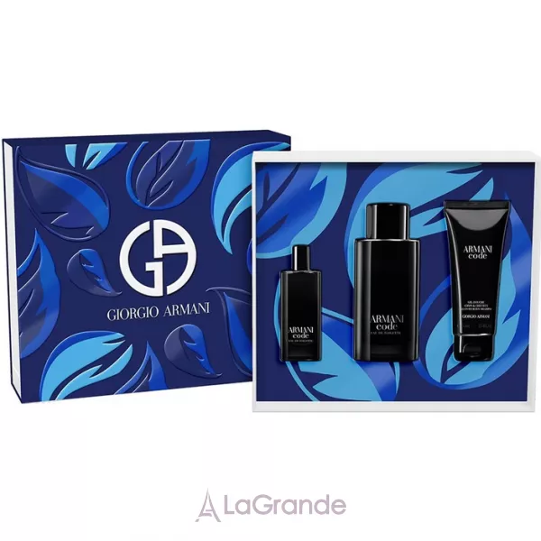 Armani Code Eau de Toilette ����� (��������� ���� 125 �� + ��������� ���� 15 �� + ���� ��� ���� 75 ��)