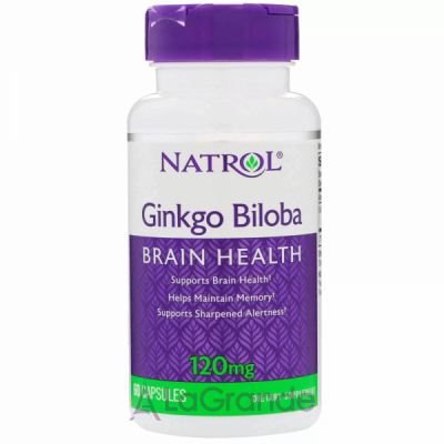 Natrol Ginkgo Biloba 120 mg ó  120 