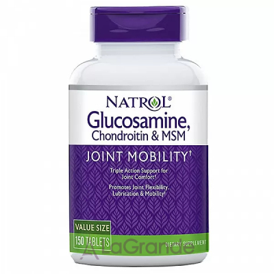 Natrol Glucosamine, Chondroitin & MSM ,   