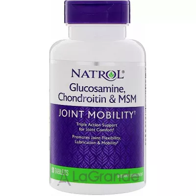 Natrol Glucosamine, Chondroitin & MSM ,   