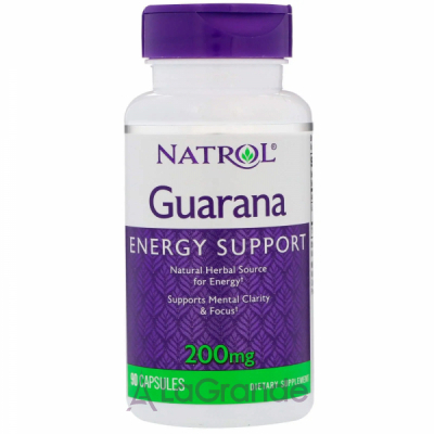 Natrol Guarana 200 mg   200 