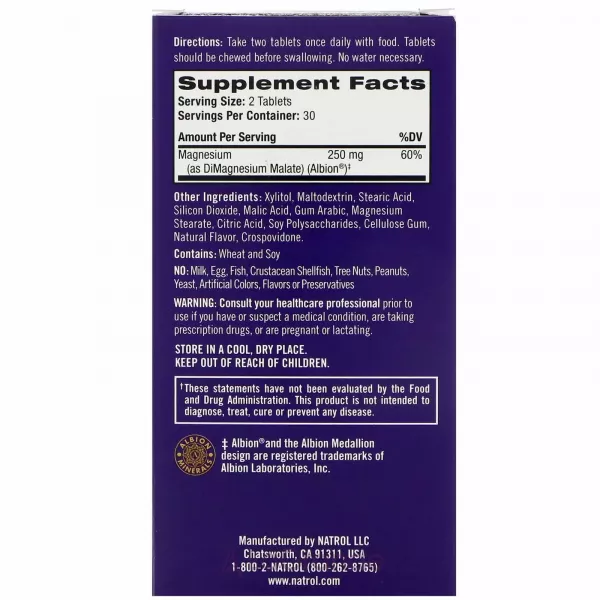 Natrol Maghesium 250 mg ������ 250 ��, �� ������ ������-������