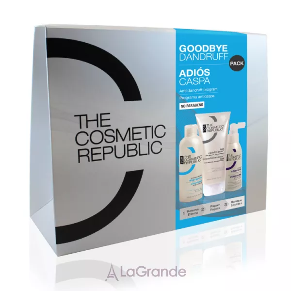 The Cosmetic Republic Goodbye Dandruff Pack ���� ������ ����� ���� (������� ����� ���� + �������������� ����������� ��� ������� + ͳ��� ������ ��� �������)