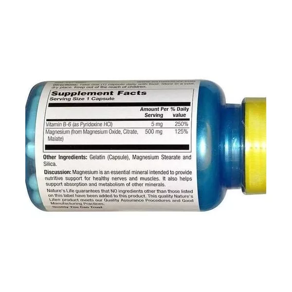 Nature's Life Magnesium 500 mg ������ �� ����� �-6  � ��������