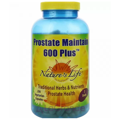 Nature's Life Prostate Maintain 600 Plus   600+  