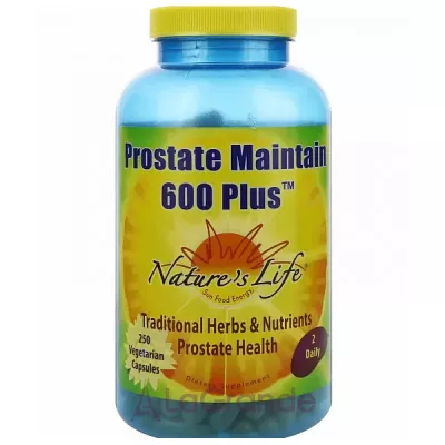 Nature's Life Prostate Maintain 600 Plus   600+  