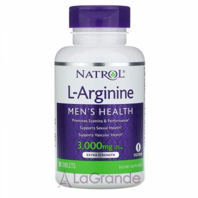 Natrol L-Arginine 3000 mg  3000 