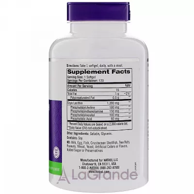 Natrol Lecithin 1200 mg  1200 