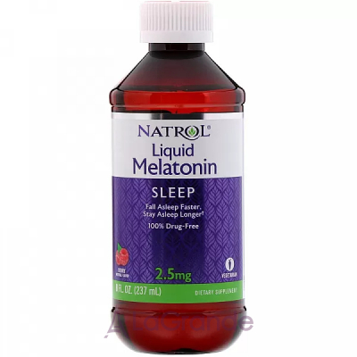 Natrol Liquid Melatonin 2.5 mg   2.5 ,   