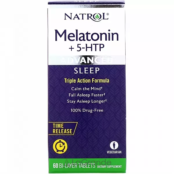 Natrol Melatonin +5-HTP Advanced Sleep ��������� ��������� ���������� + 5-HTP