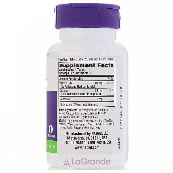 Natrol Melatonin 1 mg ��������� 1 ��