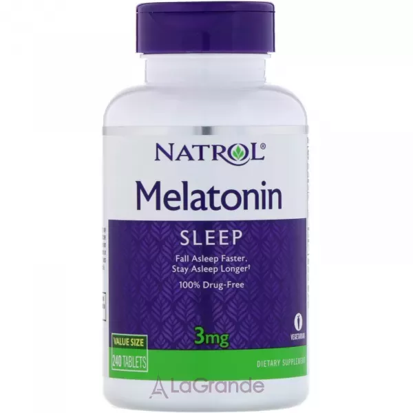 Natrol Melatonin 3 mg ��������� 3 ��