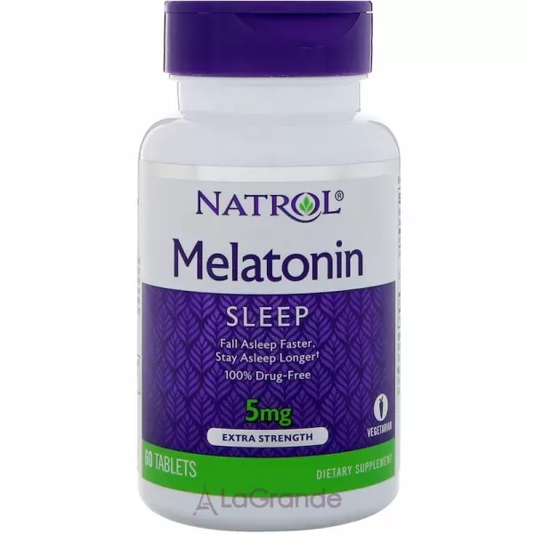 Natrol Melatonin Extra Strength 5 mg ��������� 5 ��
