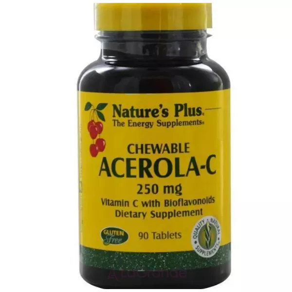 NaturesPlus Acerola-C Chewable 250 mg ������� (�����-�) � ���������