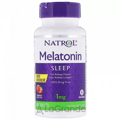 Natrol Melatonin Fast Dissolve 1 mg    1 ,   