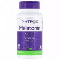 Natrol Melatonin Time Release 1 mg ��������� ������������ ���������� 1 ��
