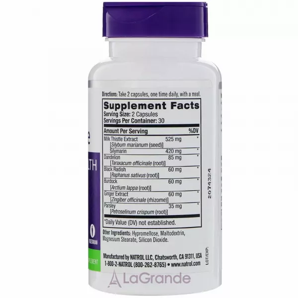 Natrol Milk Thistle 525 mg ���������� 525 ��