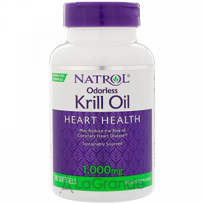 Natrol Odorless Krill Oil 1000 mg  3    1000 