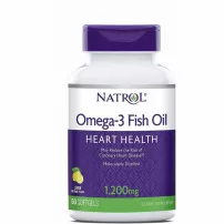Natrol Omega-3 Fish Oil 1200 mg, Lemon Flavor ���'���� ��� 1200 ��, � ������ ������
