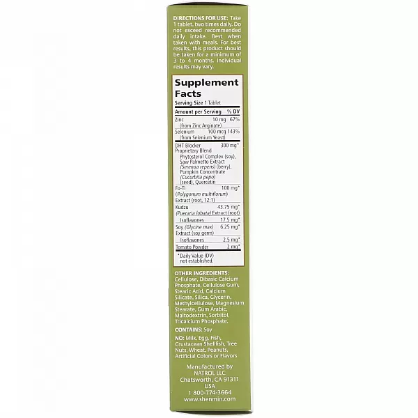 Natrol Shen Min Hair Strengthening DHT Blocker ����������� �����