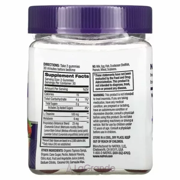 Natrol Sleep + Calm, Strawberry ϳ������� ���, � ������ ��������