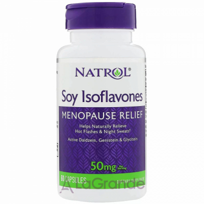 Natrol Soy Isoflavones 50 mg   50 