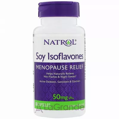 Natrol Soy Isoflavones 50 mg   50 