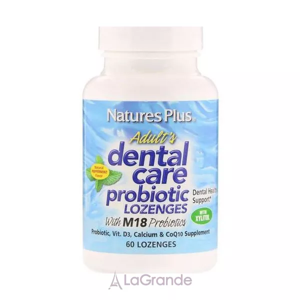 NaturesPlus Adult's Dental Care Probiotic Peppermint Flavor ������� ������� ��� � �����������, ������� �� ������ ����