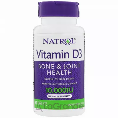 Natrol Vitamin D3 10000 IU  D3 10000 