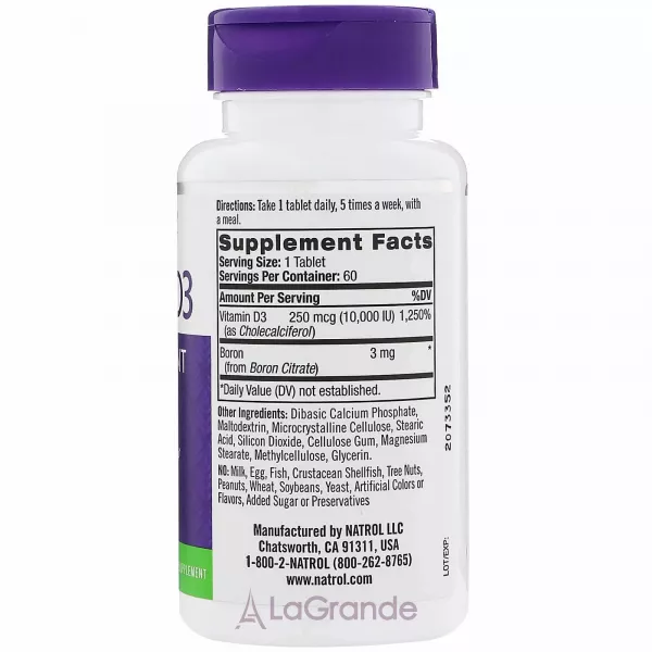 Natrol Vitamin D3 10000 IU ³���� D3 10000 ��