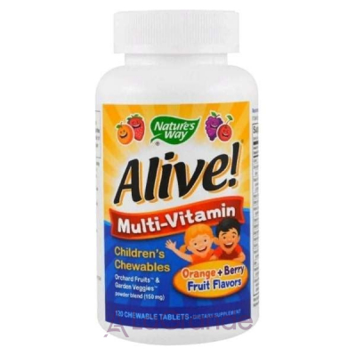 Nature's Way Alive! Multi-Vitamin Children's Chewable           