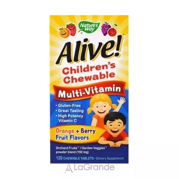 Nature's Way Alive! Multi-Vitamin Children's Chewable �������� ��� ����� �� ������ ��������� � ���� � ����������� ��������