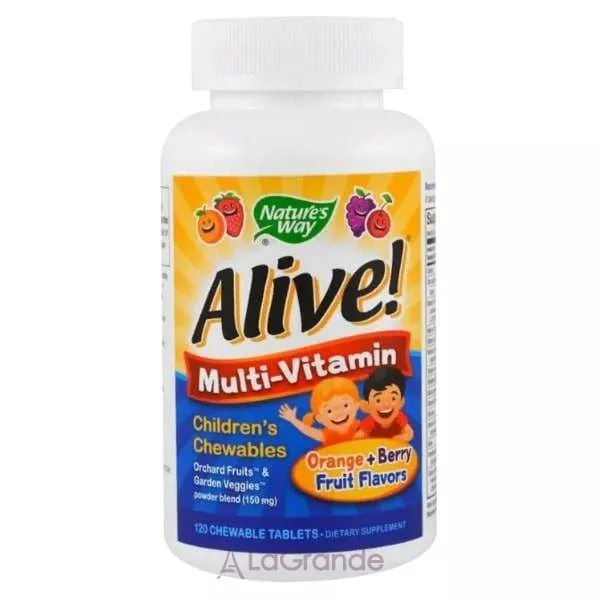 Nature's Way Alive! Multi-Vitamin Children's Chewable �������� ��� ����� �� ������ ��������� � ���� � ����������� ��������