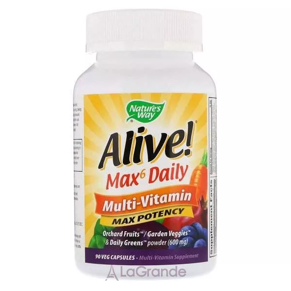 Nature's Way Alive! Max6 Daily Multi-Vitamin ������������ � ��������