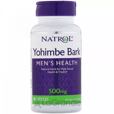 Natrol Yohimbe Bark 500 mg  500 